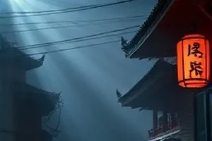 《第九次回访》封面：老楼走廊尽头敲开的一扇木门